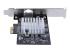 Startech 1-Port 10Gbps PCIe Network Adapter Card, Network Card for PC/Server, Low Profile PCIe Ethernet Card w/Jumbo Frame Support, NIC/LAN Interface Card - Right side