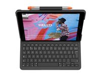 Logitech Slim Folio - Tastatur og folio-kasse