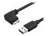 StarTech 1m 3 ft Slim Micro USB 3.0 Cable M/M - Right-angle