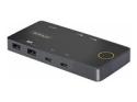Startech 2-Port USB-C KVM Switch, Single-4K 60Hz HDMI Monitor, Dual-100W Power Delivery Pass-through Ports, Bus Powered, USB Type-C/USB4/Thunderbolt 3/4 Compatible