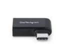 StarTech Right Angled USB-C to USB-A Adapter, USB 5Gbps, Compact USB-C Male to USB-A Female Adapter, Metal Housing, M/F
