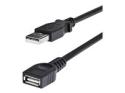 StarTech 6 ft Black USB 2.0 Extension Cable A to A