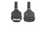 StarTech 18in HDMI 2.0 Extension Cable, 4K 60Hz, M/F