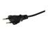 StarTech 1m (3ft) Laptop Power Cord, EU Plug to C7, 2.5A 250V, 18AWG, Notebook / Laptop Replacement AC Power Cord, Printer/Power Brick Cord, Europlug to IEC 60320 C7 - Close up