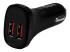 USB2PCARBKS - Startech Dual Port USB Car Charger - Back