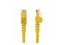 Startech 100ft CAT6 Ethernet Cable, 10 Gigabit Snagless RJ45 650MHz 100W PoE Patch Cord, CAT 6 10GbE UTP Network Cable w/Strain Relief, Yellow, Wiring is UL Certified/TIA