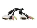 StarTech 4-in-1 Cable for KVMs with Dual Link DVI and USB