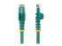 Startech 100ft CAT6 Cable, 10 Gigabit Snagless RJ45 650MHz 100W PoE Cat 6 Patch Cord, 10GbE UTP CAT6 Network Cable, Green CAT6 Ethernet Cable, Wiring is UL Certified/TIA - Front