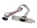 StarTech 1 Port 16in DB9 Serial Port BRacket to 10 Pin Header