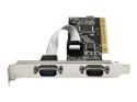 Startech PCI Serial Parallel Combo Card with Dual Serial RS232 Ports (DB9) & 1x Parallel LPT Port (DB25), PCI Combo Adapter Card, PCI Expansion Card Controller, PCI to Printer Card