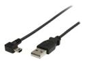 StarTech 3 ft. (0.9 m) Right Angle USB to Mini USB Cable