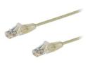 Startech 1m Slim LSZH CAT6 Ethernet Cable, 10 Gigabit Snagless RJ45 100W PoE Patch Cord, CAT 6 10GbE UTP Network Cable w/Strain Relief, Grey, ETL, Low Smoke Zero Halogen