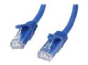 Startech 5m CAT6 Ethernet Cable, 10 Gigabit Snagless RJ45 650MHz 100W PoE Patch Cord, CAT 6 10GbE UTP Network Cable w/Strain Relief, Blue, Wiring is UL Certified/TIA