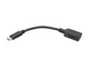 Eaton Tripp Lite Series USB Type-C to USB Type-A Adapter Cable, M/F, 3.1, Gen 1, 5 Gbps, USB-IF, 6 in.