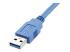 StarTech 5 ft Desktop SuperSpeed USB 3.0 Extension Cable - Close up