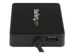 StarTech Adaptateur réseau USB-C vers 2 ports Gigabit Ethernet avec port USB 3.0 (Type-A) (US1GC301AU2R)