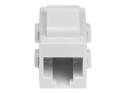 Startech White Cat 6 RJ45 Keystone Jack Network Coupler F/F