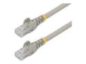 Startech 100ft CAT6 Ethernet Cable, 10 Gigabit Snagless RJ45 650MHz 100W PoE Patch Cord, CAT 6 10GbE UTP Network Cable w/Strain Relief, Gray, Wiring is UL Certified/TIA