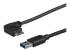 StarTech 0.5m 20in Slim Micro USB 3.0 Cable M/M - Right-angle
