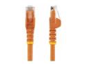 Startech 1.5m CAT6 Ethernet Cable, 10 Gigabit Snagless RJ45 650MHz 100W PoE Patch Cord, CAT 6 10GbE UTP Network Cable w/Strain Relief, Orange, Wiring is UL Certified/TIA
