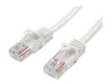 Startech 2m White Cat5e / Cat 5 Snagless Patch Cable