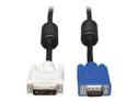 Eaton Tripp Lite Series DVI to VGA High-Resolution Adapter Cable with RGB Coaxial (DVI-A to HD15 M/M), 10 ft. (3.1 m)