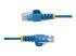Startech 2.5m Slim LSZH CAT6 Ethernet Cable, 10 Gigabit Snagless RJ45 100W PoE Patch Cord, CAT 6 10GbE UTP Network Cable w/Strain Relief, Blue, ETL, Low Smoke Zero Halogen - Flere vinkler