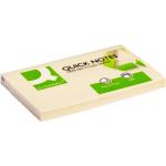 Q-Connect Notes Q-Connect Gul 76x127mm Genbrug pk/12
