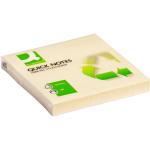 Q-Connect Notes Q-Connect Gul 76x76mm Genbrug pk/12