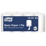 Tork Håndklæderulle Tork Mini Hvid M1 Universal 310 1-lags Krt/11