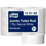 Tork Toiletpapir Tork Universal Jumbo T1 1-lags Natur Krt/6