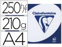 38749 - Papier clairefontaine clairalfa extra blanc a4 210g/m2 blancheur 170 opacité 93 rigidité 135 toucher satiné 250 feuilles