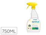 Enzypin 161092 - Degraissant desinfectant enzymatique actipur cuisines  ecocert spray 750 ml
