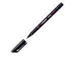 STABILO 64930 - Stylo-feutre stabilo ohp pen soluble pointe fine 0.7mm multi-supports effaçable grip ergonomique coloris noir