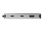 StarTech.com 4 Port USB C Hub w/ 2x USB A & 2x USB C, SuperSpeed 10Gbps USB Type-C 3.1/3.2 Gen 2 Hub, USB Bus Powered, Portable USB-C to USB Adapter Hub, Aluminum, 9.8" (25cm) Cable