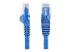 Startech 100ft CAT6 Ethernet Cable, 10 Gigabit Snagless RJ45 650MHz 100W PoE Patch Cord, CAT 6 10GbE UTP Network Cable w/Strain Relief, Blue, Wiring is UL Certified/TIA - Front