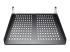 StarTech.com 1U Server Rack Shelf, 2U 22in Universal Fixed Vented Network Rack Shelf/Cantilever Tray for 19" AV/Data/Network Equipment Enclosure w/Cage Nuts & Screws, 50lbs Weight Cap. - Back
