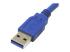 StarTech 1 ft SuperSpeed USB 3.0 Cable A to Micro B - Close up