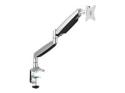 StarTech.com Desk Mount Monitor Arm, Heavy Duty Ergonomic VESA Monitor Arm, Single Display up to 9kg, Full Motion, Height Adjustable, Articulating, Aluminum, C-Clamp/Grommet, Silver