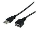 StarTech.com 3 ft Black USB 2.0 Extension Cable A to A