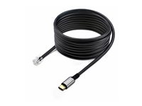 Startech USB-C to RJ9 Adapter for Office Phone Handset or Wired/Wireless Headset, Use Existing Landline Hardware, 6ft/1.8m, For Laptop/Desktop Computer/Mobile - 