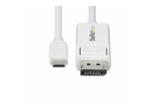 StarTech.com 6.6ft (2m) USB C to DisplayPort 1.2 Cable, Bidirectional