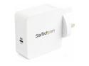 Startech USB C Wall Charger, USB C Laptop Charger 60W PD, 6ft/2m Cable, Universal Compact Type C Power Adapter, Dell XPS/Lenovo X1 Carbon, HP EliteBook, MacBook, USB IF/CE Certified