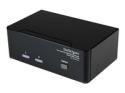 StarTech.com KVM-switch för dubbla DVI-bildskärmar med audio, 2 portar & USB 2.0-hubb