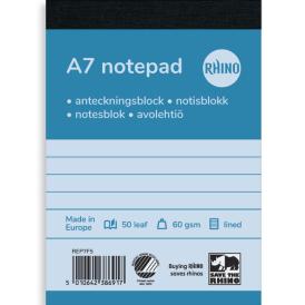Rhino telefonblok 60g A7 linjeret 