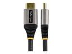 StarTech.com 10ft (3m) HDMI 2.1 Cable, Certified Ultra High Speed HDMI Cable 48Gbps, 8K 60Hz/4K 120Hz HDR10+ eARC, Ultra HD 8K HDMI Cable/Cord w/TPE Jacket, For UHD Monitor/TV/Display