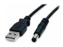 StarTech.com 3 ft USB to Type M Barrel 5V DC Power Cable