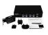 StarTech.com 4 Port High Resolution USB DVI Dual Link KVM Switch with Audio and USB 2.0 Hub (SV431DVIUAHR) - Front