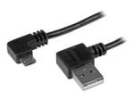 StarTech.com 2m 6 ft Micro-USB Cable with Right-Angled Connectors
