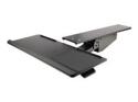 StarTech.com Under Desk Keyboard Tray, Full Motion & Height Adjustable Keyboard and Mouse Tray, 10" x 26" Platform, Ergonomic Sliding Computer Keyboard Holder with Mouse Pad & Wrist Rest